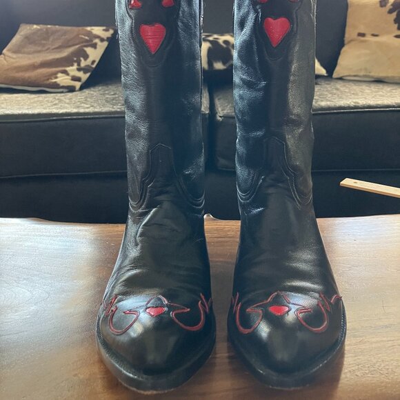 OLD GRINGO Vintage Heart Cowboy Western Boots 9 - Picture 3 of 14